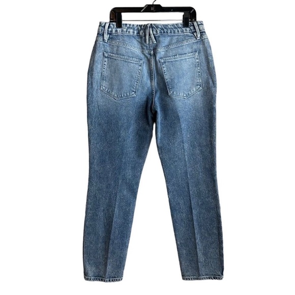 GOOD AMERICAN GOOD CLASSIC High Waisted SZ 4/27 Light wash INDIG0301 Tapered Leg - Picture 2 of 8